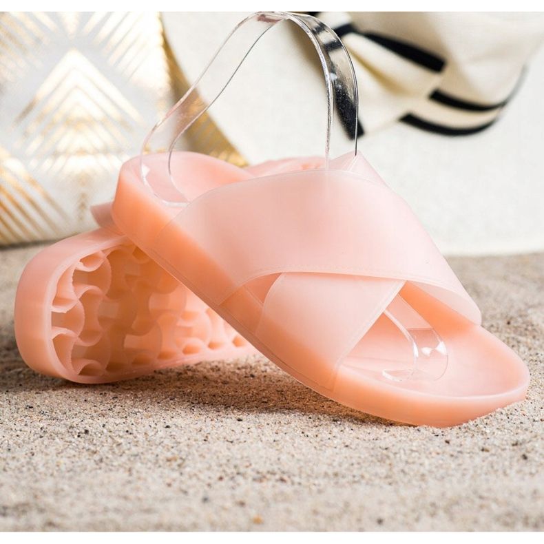 SHELOVET Zapatillas de goma de moda rosado 1