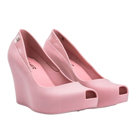 Pink melissa en la cuña Nikki rosado 1