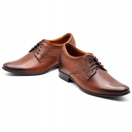 Olivier Zapatos formales de hombre P11 aumentando la cuña cubierta marrón 3