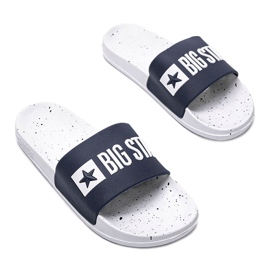 Pantuflas mujer Big Star Sandi azul marino 4
