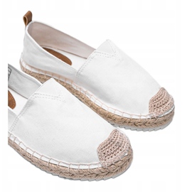 Alpargatas blancas para mujer Big Star Luigi blanco 3