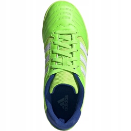 Zapatillas de fútbol Adidas Super Sala Junior verde FV2640 1