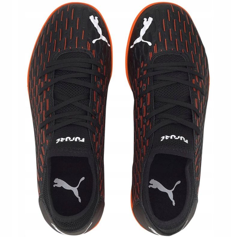 Botas de fútbol Puma Future 6.4 Tt Jr 106209 01 azul, negro, naranja negro 1