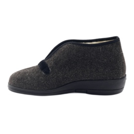 Zapatillas de mujer con aislamiento Befado 031d027 marrón gris 2
