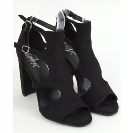 Sandalias negras de tacón NS111P Black negro 1