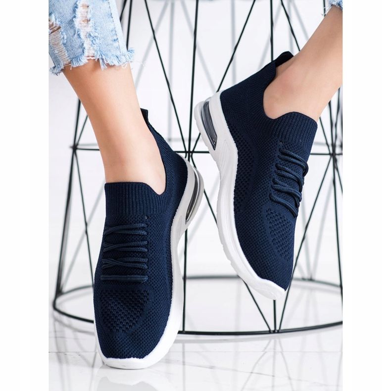 Diamantique Calzado deportivo azul marino 2