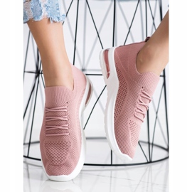 Diamantique Zapatos deportivos rosas rosado 1