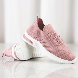 Diamantique Zapatos deportivos rosas rosado 3