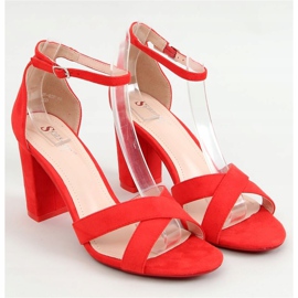 Sandalias rojas de tacón NF-63P Red rojo 1 Sandalias rojas de tacón NF-63P Red rojo 1