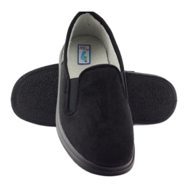Dr.orto Befado zapatos zapatillas para hombres 991m002 inserción de silber negro 3