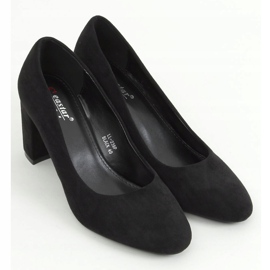 Zapato de salón punta redonda negro LL-239P Negro 1 Zapato de salón punta redonda negro LL-239P Negro 1