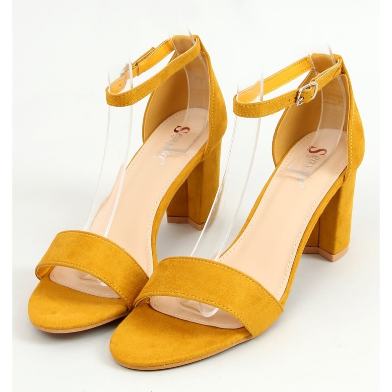 Tacones Honey LL-210P Amarillo 1