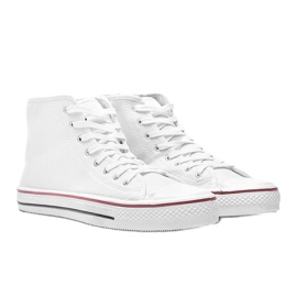 Zapatillas de hombre blancas Gin tobillo blanco 1
