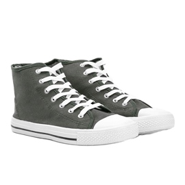 Zapatillas de hombre verde caqui con tobillo Gin 1