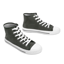 Zapatillas de hombre verde caqui con tobillo Gin 2