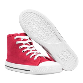 Deportivas rojas hombre Gin tobillo rojo 2