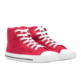 Deportivas rojas hombre Gin tobillo rojo 1