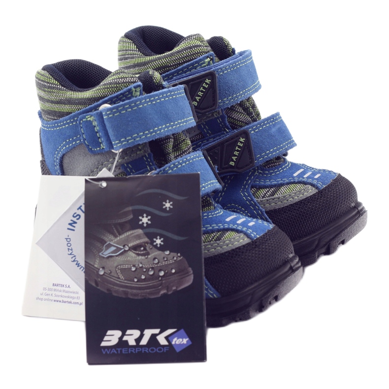 Botas con una membrana 91929 gris bartek 4