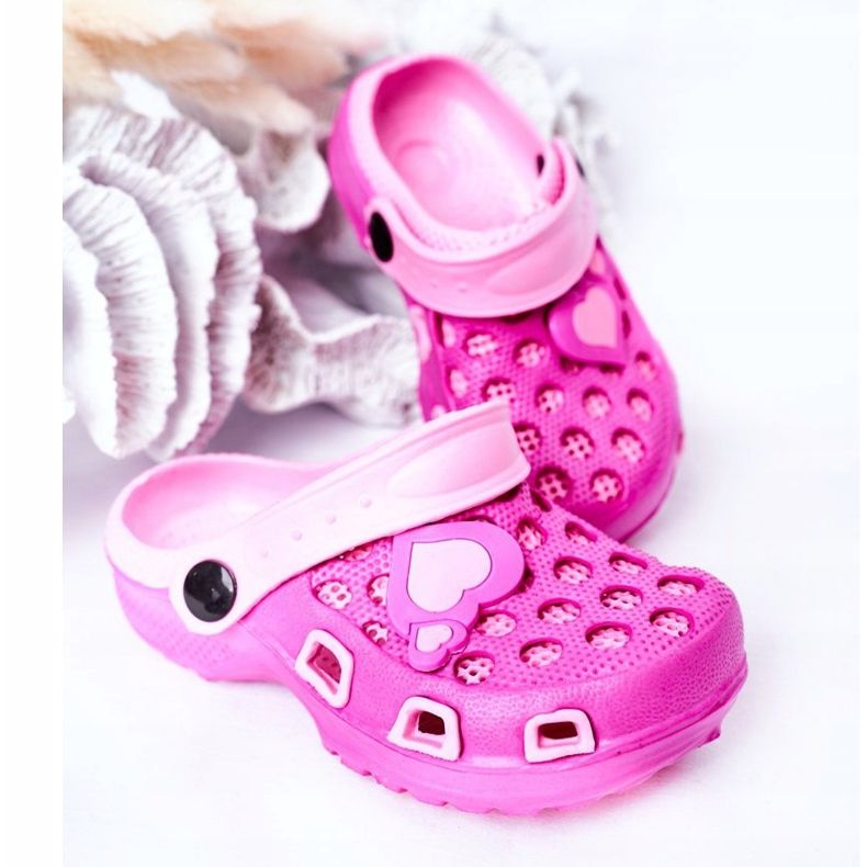 Zapatillas Espuma Infantil Kroks Fucsia Jupiter rosado 1 Zapatillas Espuma Infantil Kroks Fucsia Jupiter rosado 1