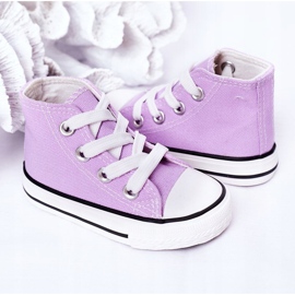 FRROCK Zapatillas Altas Infantiles Violeta Filemon 1