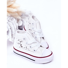 Zapatillas altas para niños con cordones Roly-Poly blanco 1 Zapatillas altas para niños con cordones Roly-Poly blanco 1