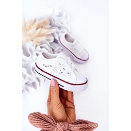 Deportivas Infantiles Con Cordones Blancos Roly-Poly 5