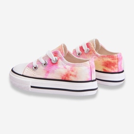 Zapatillas clásicas para niños con efecto Tie-Dye Simba blanco 5