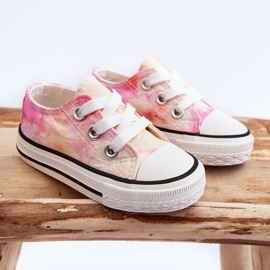 Zapatillas clásicas para niños con efecto Tie-Dye Simba blanco 7