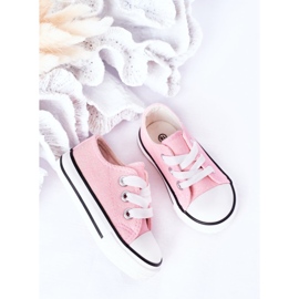 Zapatillas de niños con purpurina rosa Bling-Bling rosado 3