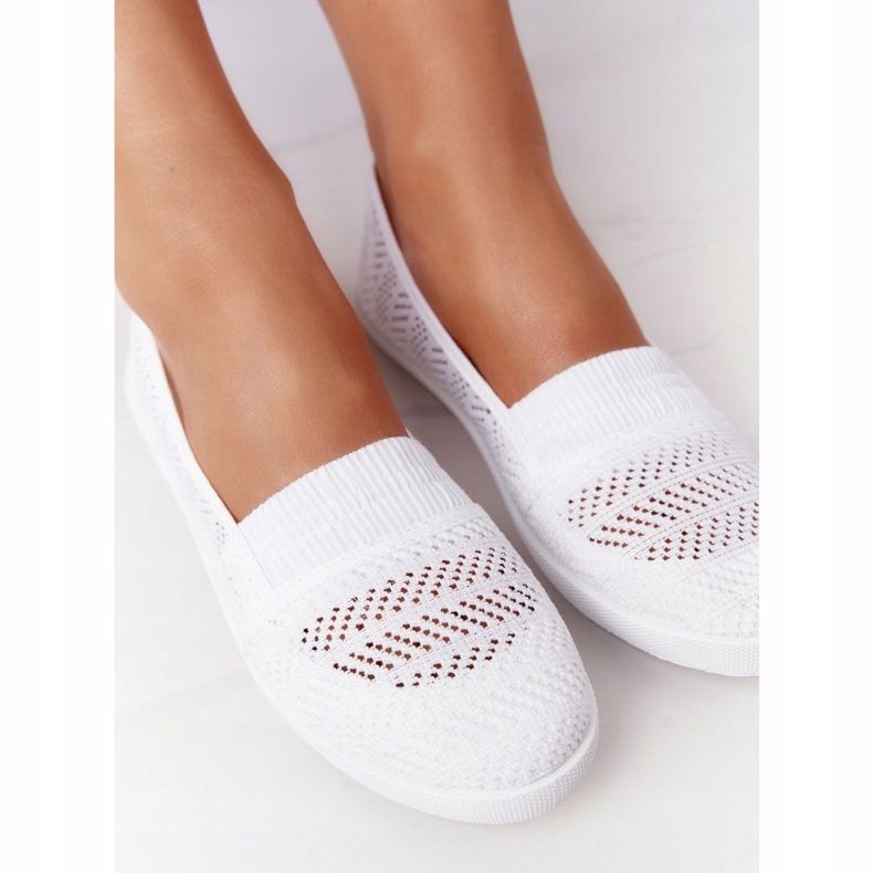 Zapatillas chillout blancas sin cordones caladas blanco 1 Zapatillas chillout blancas sin cordones caladas blanco 1