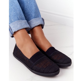 Zapatillas chillout negras sin cordones caladas negro 1 Zapatillas chillout negras sin cordones caladas negro 1