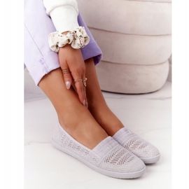 Zapatillas chillout grises sin cordones caladas 3