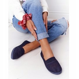 Zapatillas Slip-On Caladas Azul Marino Chillout 1