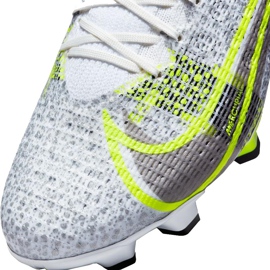 Zapatos de fútbol Nike Mercurial Vapor 14 Pro Fg CU5693 107 plata 5