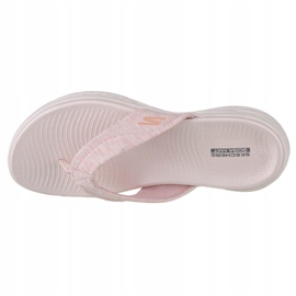 Chanclas Skechers On the Go 600-Sunbathe W 140000-LTPK negro rosa 2