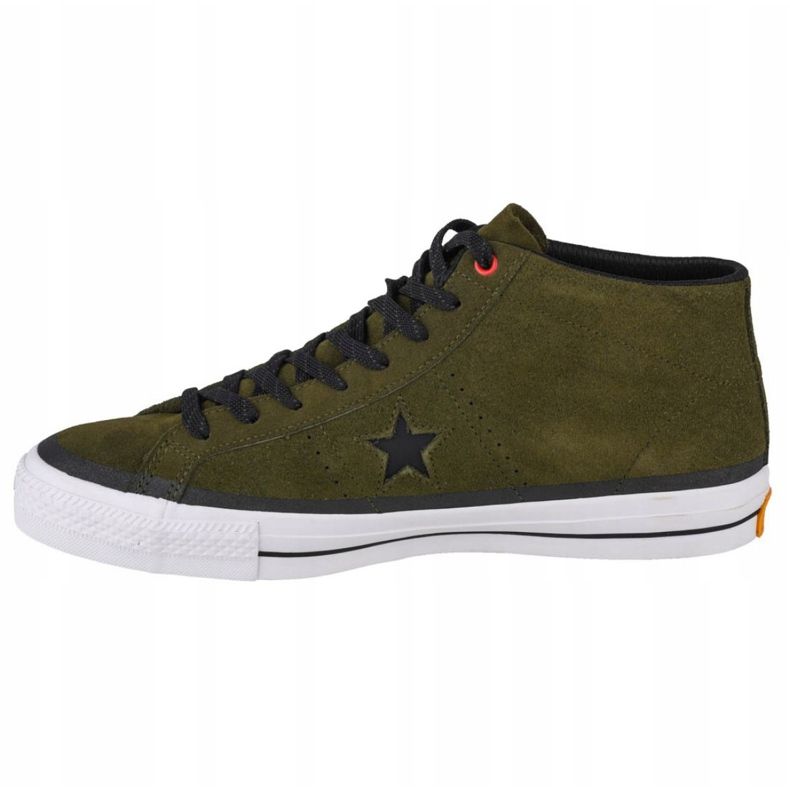 Zapatillas Converse One Star Pro Suede Mid M 153474C negro verde 1