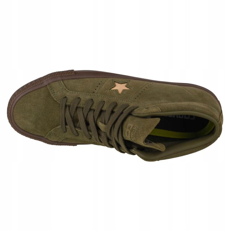 Zapatillas Converse One Star Pro Suede Mid M 157869C verde 2