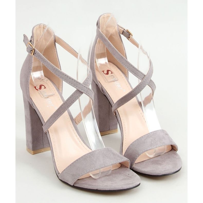 Sandalias sobre poste gris GG-88P Gris 1