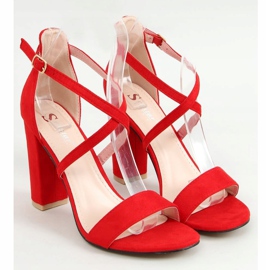 Sandalias en el poste rojo GG-88P Rojo 1