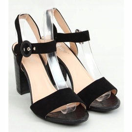 Sandalias negras de tacón SL1008P Black negro 1