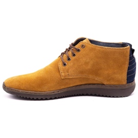 Olivier Botas de piel para hombre 7018 rojo amarillo 1 Olivier Botas de piel para hombre 7018 rojo amarillo 1