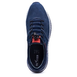 Olivier Zapato casual hombre 7062 azul marino 9