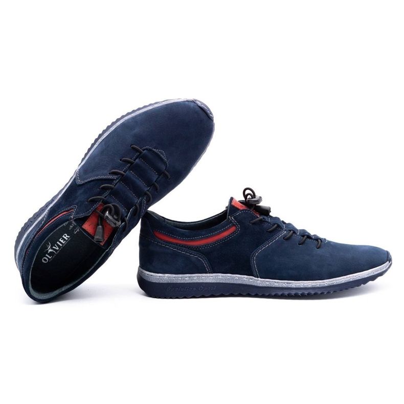 Olivier Zapato casual hombre 7062 azul marino 1