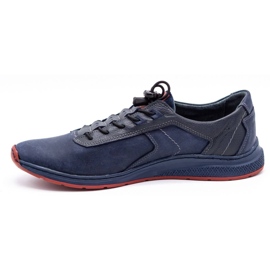 Olivier Zapatillas deportivas de hombre 7075 azul marino 3