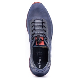 Olivier Zapatillas deportivas de hombre 7075 azul marino 10