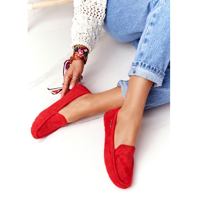 PH1 Mocasines de ante rojo San Marino de mujer 1