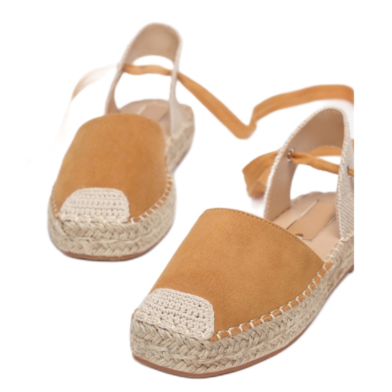 Sandalias alpargatas mujer 2331-68-camello beige 2