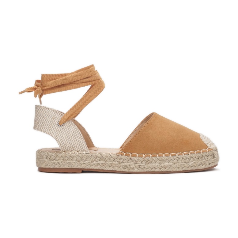Sandalias alpargatas mujer 2331-68-camello beige 3