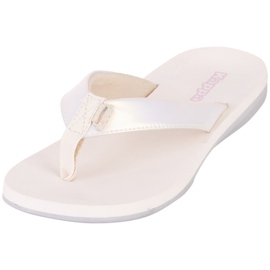 Pantuflas de mujer Kappa white 242979 1017 blanco multicolor 3