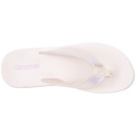 Pantuflas de mujer Kappa white 242979 1017 blanco multicolor 1